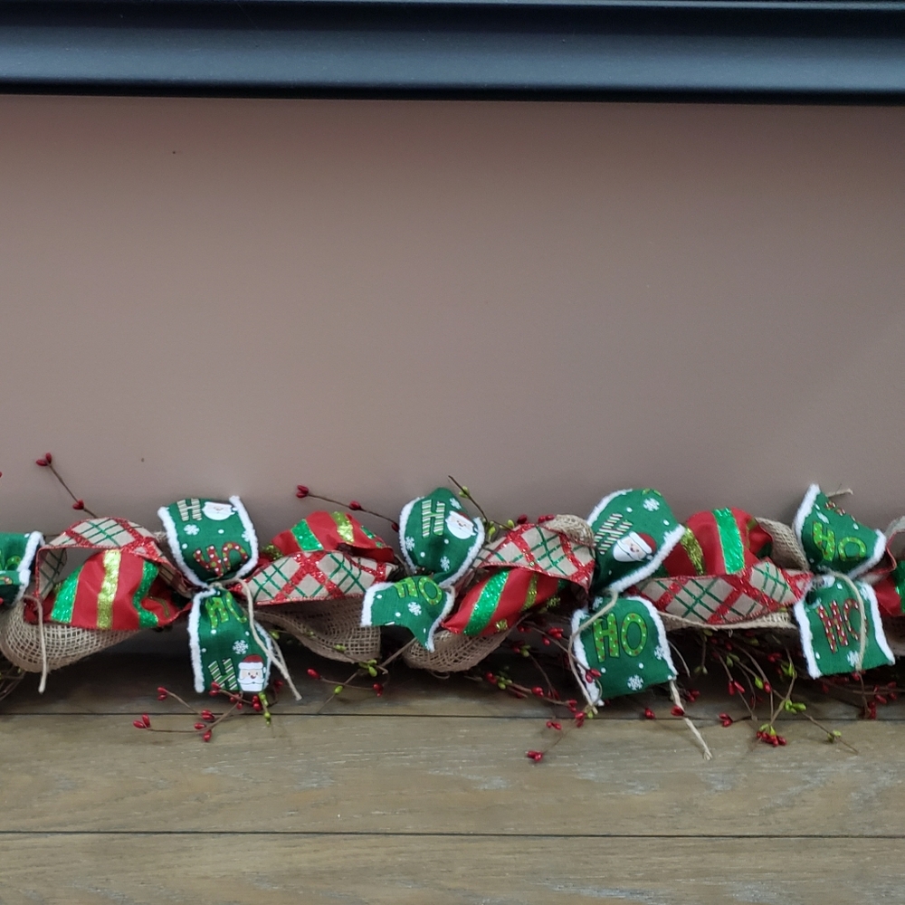 Christmas Garland/ Ho Ho Ho/ Holiday Garland